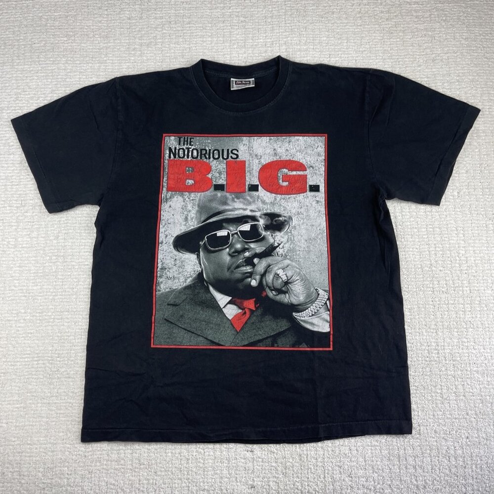 Vintage The Roxx The Notorious BIG Rap T Shirt Single Stitched Double Sided XL